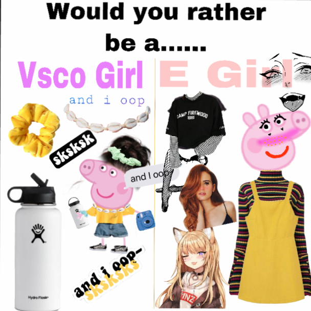 Q3 2019 Kids Trends Vsco Girls Vs E Girls Fortnite Freak Outs - asthetic e girl roblox outfits
